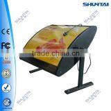 rotating fast food restaurant menu light box