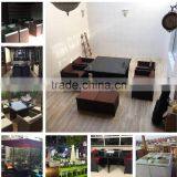 Gardeners Eden Furniture Wicker Outdoor Rattan Patio Garden Room Rattan Furniture Set thumbnail-5