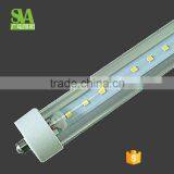 8ft 240cm Single Pin 85-265v Clear Cover Led Tube Light thumbnail-1