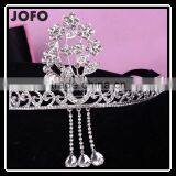 BlingBling Cheap Wholesale Bridal Crown Crystal Rhinestone Pave Wedding Jewelry for Fashion Bridal Tiara Jewelry thumbnail-1