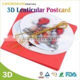 Custom Plastic 3d Lenticular Postcard 3d Postcard for Holiday Gift thumbnail-1