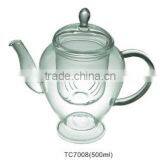 Hot Sale Borosilicate Glass Teapot Infuser thumbnail-1