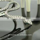 Retro Punk Attractive Curved Stretch Snake Cuff Bangle Serpentine Gold Bracelet thumbnail-3