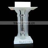 Acrylic Lectern With Crystal Column/ Cheap Acrylic Pulpit thumbnail-4