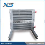 aluminum air cooled double pass construction machinery oil cooler