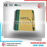 Best Selling Eco-friendly Customized Classsic Kraft Paper Cover Spiral Notebook With Pen thumbnail-1