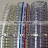 Pvc Spiral Steel Wire Hose With Colorful Symbol Lines