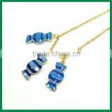 Poly Paint Color Sweet Charms Necklace thumbnail-3
