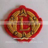 Embroidered Bullion Wire Blazer Badges / Embroidery Patch