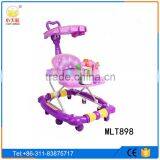 Cheap Plastic Round Baby Carrier Walker With 8 Rubber Wheels Adjustable Pusher Baby Walker thumbnail-1