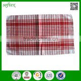 China wholesale plain cotton 41x67cm 55g red kitchen tea towels
