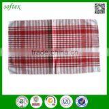 China Supply 41x67cm 55g Cotton Kitchen Tea Towel Red Stripe thumbnail-2