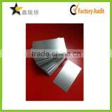 2015 Factory Direct Custom Top Mirror Aluminum Business Card Blank thumbnail-1