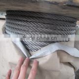 AISI316 7x19 Stainless Steel Rope with 8mm 5/16" Diameter 1000m/reel