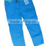 Aqua Kids Pants Childrens Denim Pants Baby Belted Trousers Twill Trousers Woven Pants thumbnail-1
