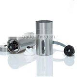 Customized Stainless Steel Manual Ceramic Burr Mill Coffee Grinder With Logo thumbnail-4