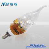 Fast Deliverly Led Candle Light Aluminum Electric Candle Light Warm White Tea Light Candle Cover