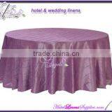90 Inch Round Pintuck Table Cloths for Round Banquet Tables thumbnail-1