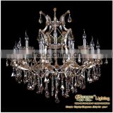 Cognac crystal glasss chandelier lighting S40