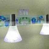 Glass Aluminium 2 Light Wall Sconces/mirror Lamp Contemporary thumbnail-5