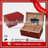 Large Capacity Gift Cigar Humidor Wood Packaging Boxes