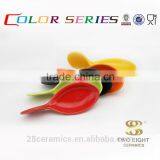 Fine Porcelain Tableware, Eco Friendly Sauce Plate Bisque Ceramics Wholesale