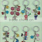 Fashion Metal Key Buckle,Key Chain With Soft Enamel