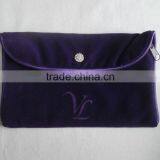 Plain Purple Custom Cosmetic Bag thumbnail-1