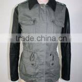 Women Winter Jeans Jacket PU Jacket thumbnail-2