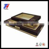 Fancy Custom Food Grade Decorative Paper Chocolates Box With PET Window thumbnail-1