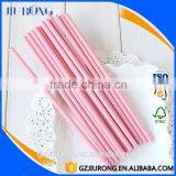 25 Pcs Solid Color Paper Straws For Wedding Party