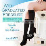 Pedicure Compression Mens Nylon High Socks