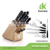 Advanced Stainless Steel Kitchen Knife,Black Handle,3cr14 Blade thumbnail-1