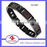 2016 Hottest Silicone Rubber Ball Wristband Bracelet Blood Pressure Magnetic Bracelet thumbnail-1