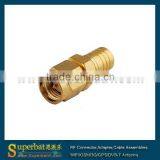 SMA-SMB Adapter SMA Plug to SMB Plug Straight Gold-pleated Connector thumbnail-1