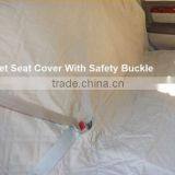 Deluxe Quilted and Padded Tan Car Back Seat With Two Flaps thumbnail-3