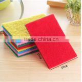 Scouring pad with cellose sponge lamination