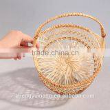 Handwoven Bamboo Fruits Vegetables Hanging Basket thumbnail-4