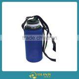Neoprene Water Bottle Carrier With Shoulder Strap