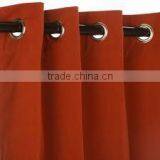 Solid Dyed Grommets Curtains