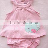 Baby Girls Summer 2PCS Set Sleeveless Top and Short Pants thumbnail-2