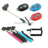 Selfie Stick monopod Z07-1,wireless monopod selfie stick with bluetooth shutter button remote control for mobile phone