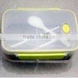 Airtight Plastic Lunchbox With Spoon and Chopsticks
