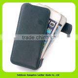 Belt Magnetic Closure Two Mobile Phones First Skin Cow Leather Case 16154 thumbnail-4