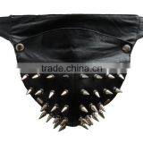 LAMBS LEATHER SPIKED BONDAGE JOCKS THONG BRIEFS Posing Pouch thumbnail-1