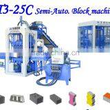 China Famous Factory Who Make the Small Scale Industries Machine for QT3-25 Concrete Block Making Machine