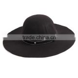 polyester uv protection hat, ladies black wool felt floppy hats
