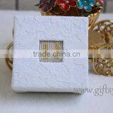 Wholesale Wedding Ring Holder Engagement Ring Boxes With Beaded Name Plate of H