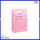 Wholesale Fancy High Quality Yellow Paper Handbag With Logo Printed thumbnail-2
