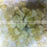 Freeze Dried Thai Durian Dice 8x8mm, 10 x 10mm, 15x15mm from Thailand certified HACCP, ISO 22000 , GMP, HALAL and KOSHER